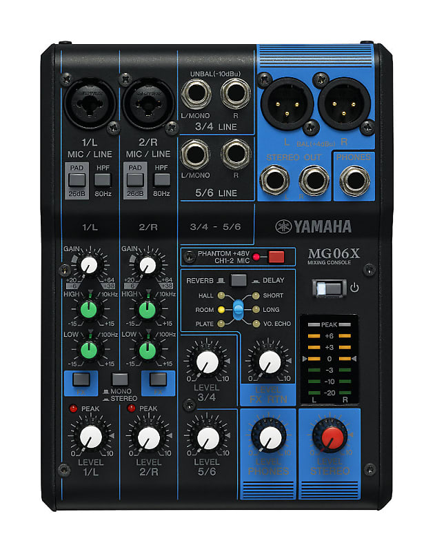 Yamaha MG06X 6-Channel Mixer with Effects image 1