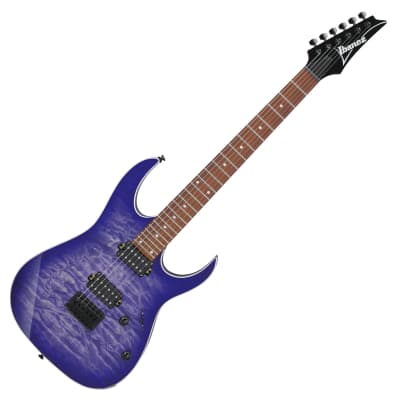 Ibanez RG Standard 6-String Electric Guitar - Cerulean Blue Burst, RG421QMCBB (New for 2024) for sale