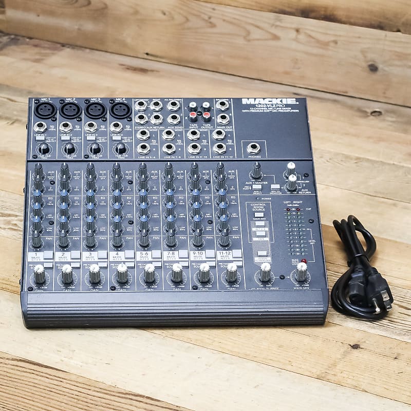 【有名人芸能人】 / Mic 12-Channel Pro VLZ 1202 Mackie Line Reverb | Mixer 配信機器・PA機器・レコーディング機器