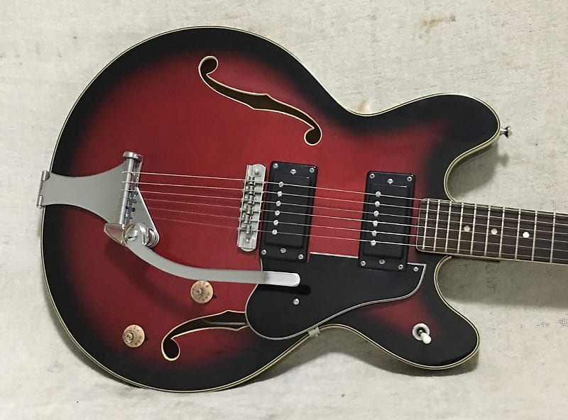 Vintage Tempo Hollow body 1960’s Red burst image 1