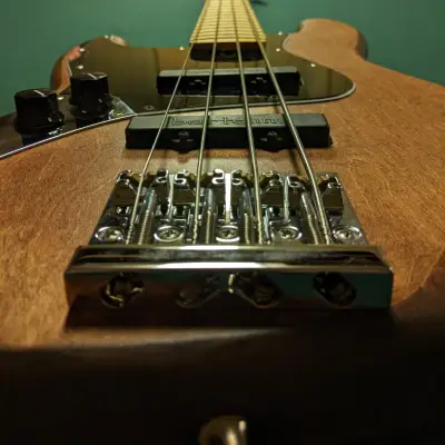 Fender Jazz Bass  Satin Over Red Oak (Custom) Left Handed image 3