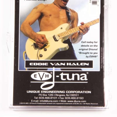 EVH D-Tuna Black Drop D Tuning System for Floyd Rose - Black image 2