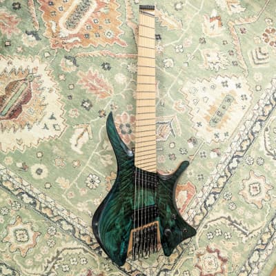Skervesen Shoggie 7 FF NTB Neck Through - Ghost Green Tung Oil image 3