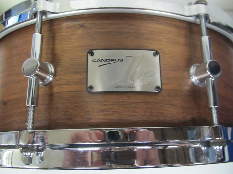 Canopus 1Ply Walnut 5.5 x 14 SSWN-1455 Natural LQ Snare Drum