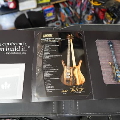 Warwick Masterbuilt Corvette $$ Neck Through LTD 2023 (#12 of 25 made)5-String Electric Bass Guitar image 15