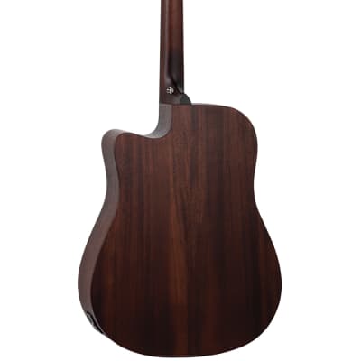 Tanglewood Crossroads TWCR Dreadnought Cutaway Electro Whiskey Barrel Burst Acoustic Guitar image 2
