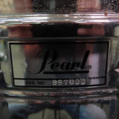 Pearl 6" x 14" Steel Snare Drum (Edison, NJ) image 4