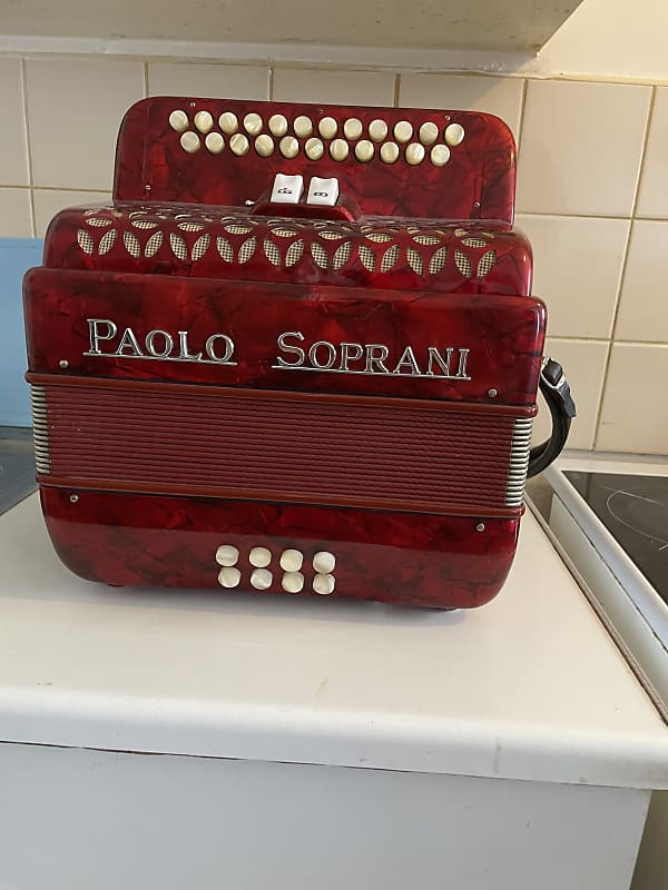 Paolo Soprani B/C button accordion Paolo Soprani 1970 | Reverb