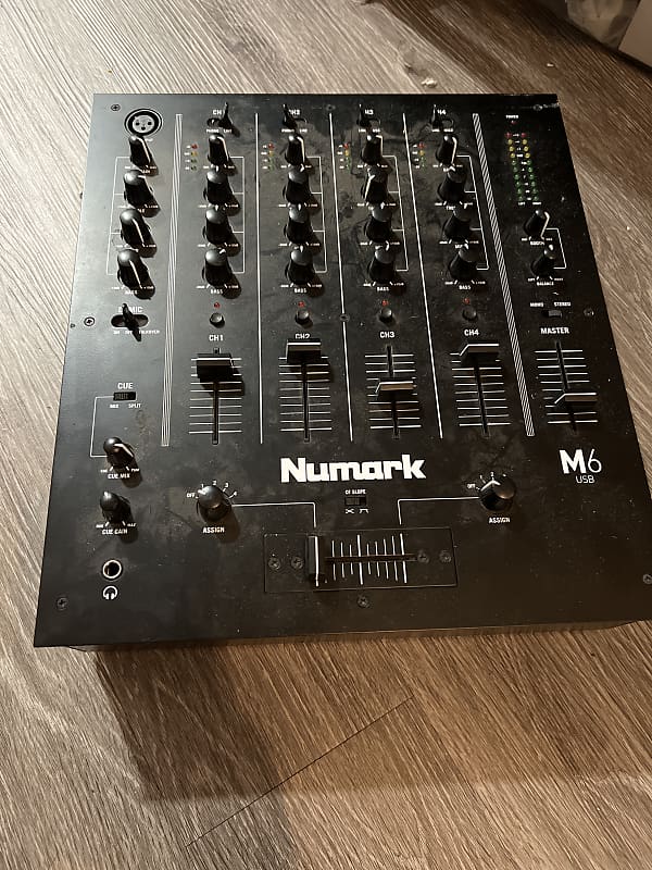 Numark M6 USB 4-channel DJ Mixer image 1