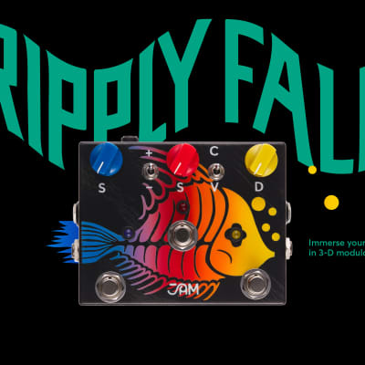 JAM Pedals Ripply Fall Bass Chorus Vibrato Phaser Effects Pedal image 3