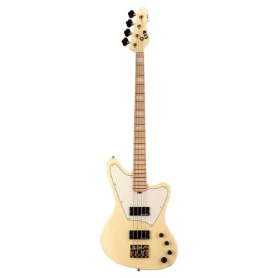 ESP LTD GB-4 4-String Bass Guitar - Vintage White image 2