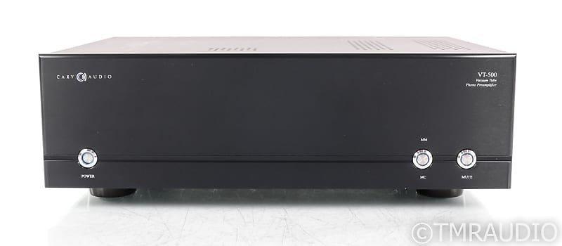 Cary Audio VT-500 MM / MC Tube Phono Preamplifier; VT500; Black image 1