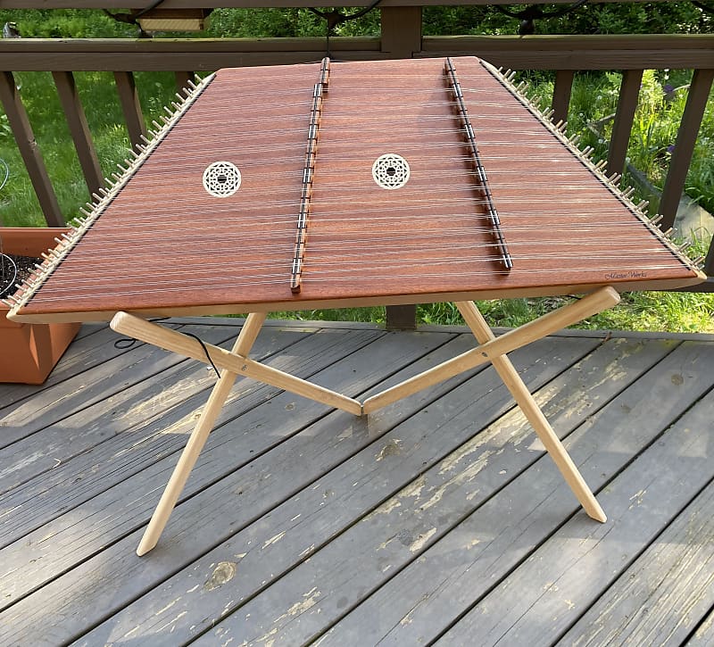 Masterworks Hammer Dulcimer 16/15 Pioneer 2020 Natural Reverb