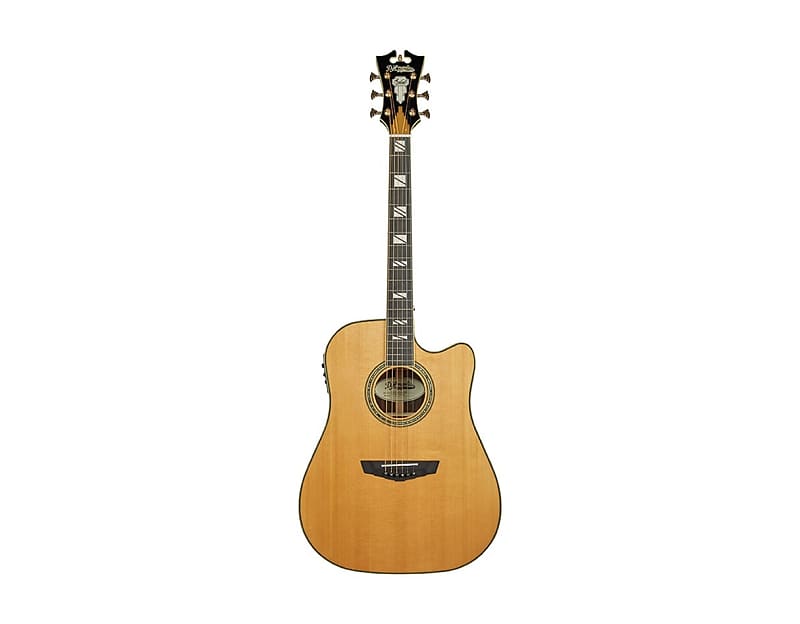 D'Angelico Excel Bowery Dreadnought with Cutaway and Electronics 2019 image 1