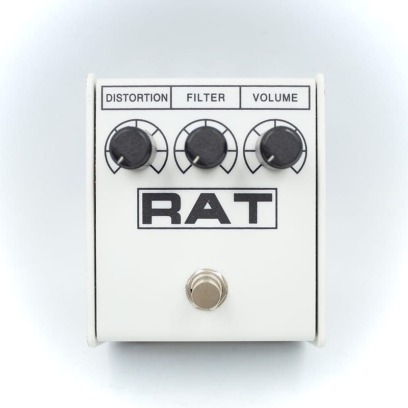ProCo RAT 2 White Ikebe Original Model Distortion Guitar Effect Pedal 367421