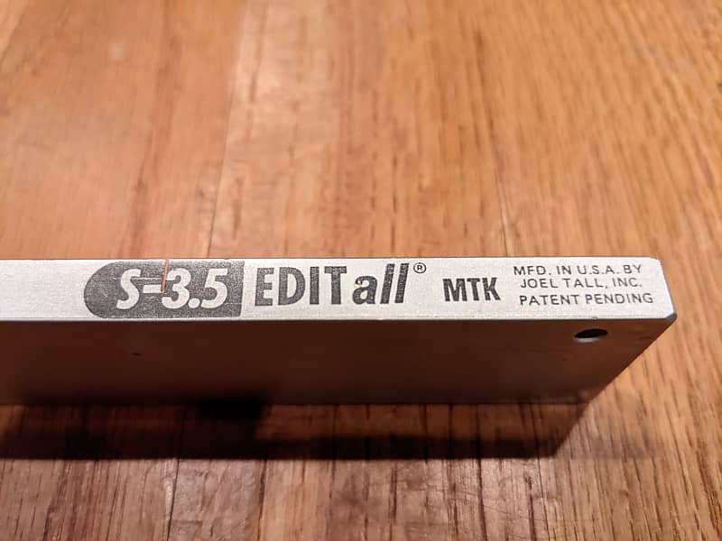 Splicing Block Kit Aluminum Hard Gold Anodized for 1/4 Open Reel Tape