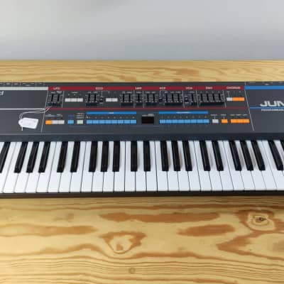 Roland Juno-106 61-Key Programmable Polyphonic Synthesizer 1984 - 1985 - Black + Original Box
