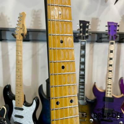 Balaguer Toro USA Heritage Electric Guitar w/ Case-Metallic Purple over Sunburst image 19