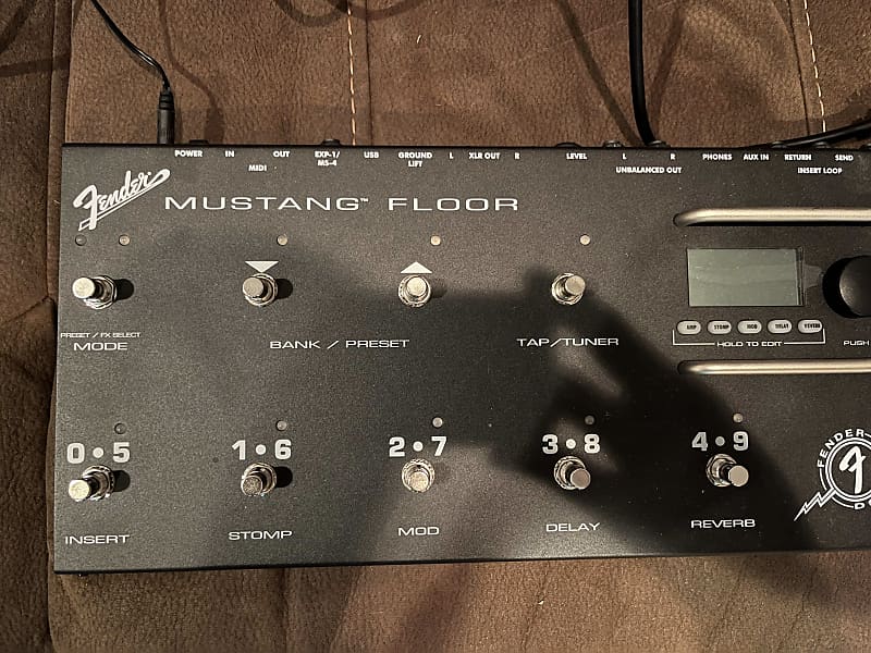 Fender Mustang Floor Multi-effects 2010s - Black | Reverb