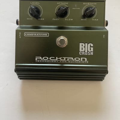 Rocktron Big Crush Compressor Sustainer Compression Guitar Effect Pedal for sale