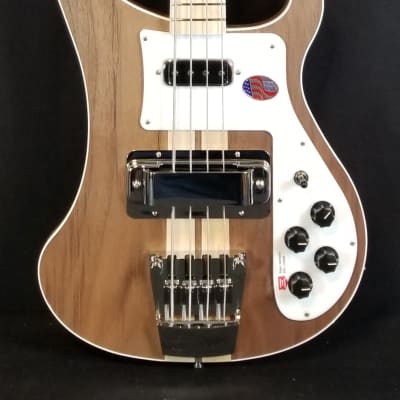 Rickenbacker 4003W Walnut Electric Bass, Maple Neck, Full Inlay, Wired For Stereo, W/Case image 10