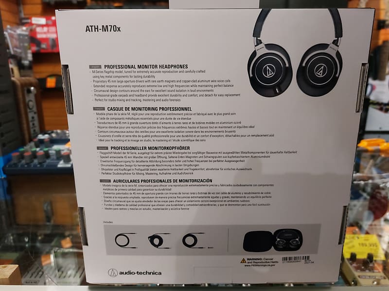 Audio-Technica ATH-M70X Auriculares Profesionales De Monitorización