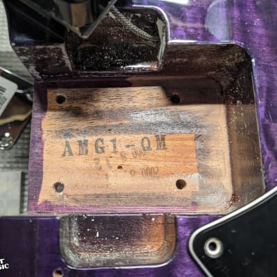 Ampeg AMG-1 Dan Armstrong MIJ Electric Guitar Purple Quilt Japan image 16
