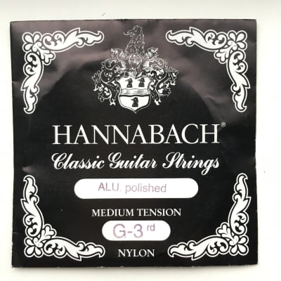 Hannabach 877 Classic Guitar - Aluminium Polished 3rd string (g) for sale