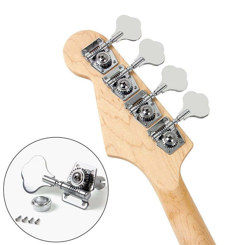 4 String Bass Guitar Tuners Tuning Pegs Keys Machine Heads Reverb