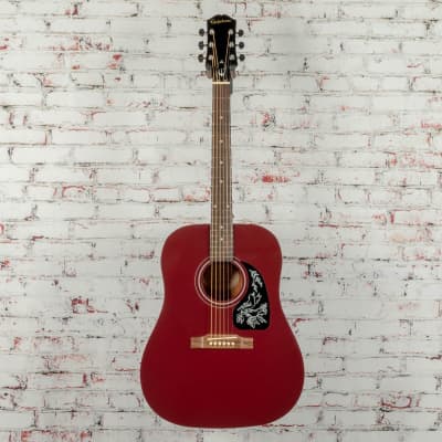 Amazon.com: Epiphone Starling Acoustic Player Pack, Wine Red