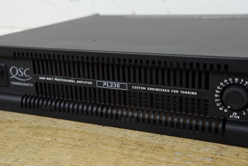 QSC PowerLight 2 PL236 2 Channel Power Amp (church owned