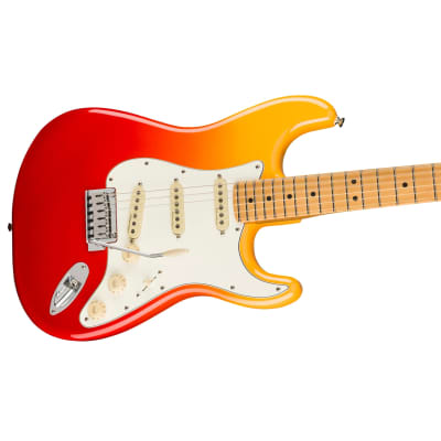 Fender Player Plus Stratocaster Guitar Maple Fingerboard - Tequila Sunrise image 2