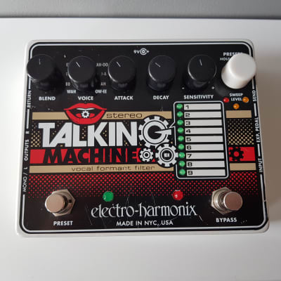 Electro-Harmonix Stereo Talking Machine Vocal Formant Filter Pedal image 3