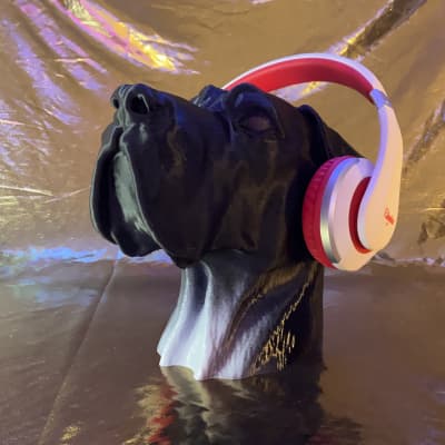 Great Dane Headphone Stand! Airbrushed Dog Headset Holder like Mastiff/Pyrenees/Malamute/Wolfhound image 4