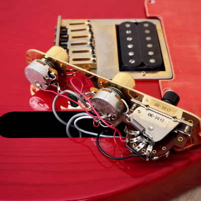 1980s Bill Lawrence BKIM-60G T-Style Vintage Guitar Cherry