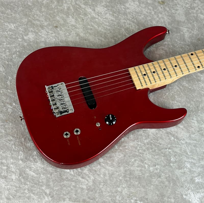 Synsonics Terminator electric guitar in red | Reverb