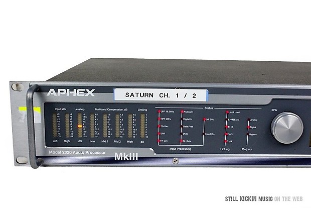APHEX コンプレッサー Aphex 2020 MKIII MK3 MK III Broadcast Compressor Limiter