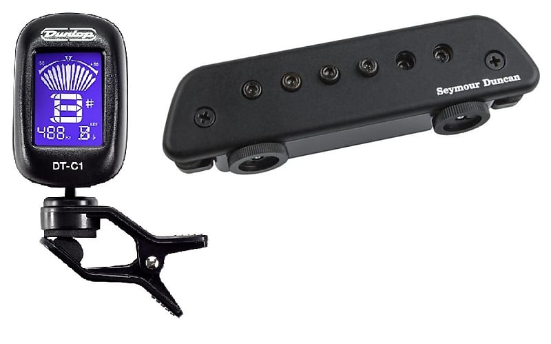 Seymour Duncan Active Mag Active Magnetic Acoustic Soundhole Pickup Jack & Cable ( DUNLOP TUNER ) image 1