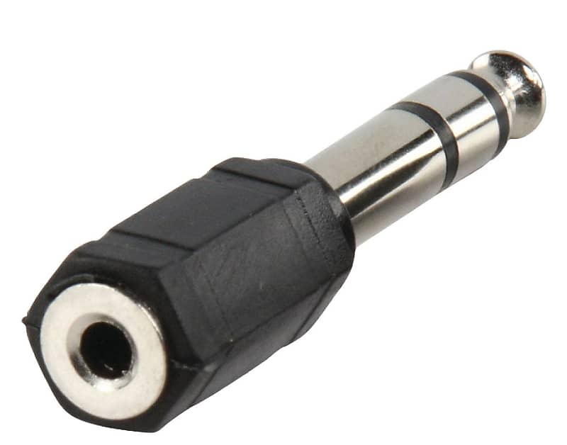 Adaptor - 3.5mm Jack male stereo to 6.3mm Jack female stereo image 1