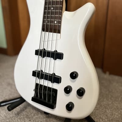 Rogue LX205B-PWH Series III 5-String Bass 2010s - Pearl White image 1