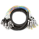 16 Channel 15' XLR Female to 1/4" TRS Audio SNAKE CABLE
