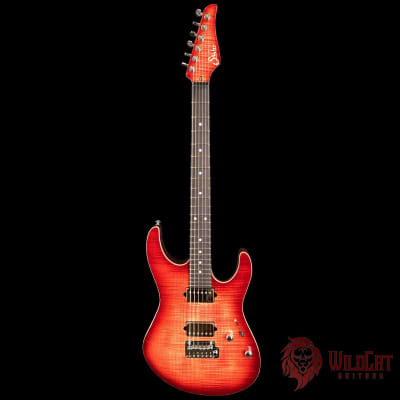 Suhr Modern Faded Trans Wine Red Burst image 4