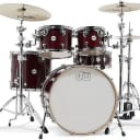 DW DDLG2215CS 10/12/16/22 Design Series Drum Set w/ Matching Snare in Cherry Stain Lacquer