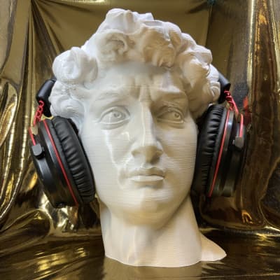 Michelangelo's David Headphone Stand! Headset Artwork Holder Rack like Sistine Chapel, Pietà, Mosè image 9