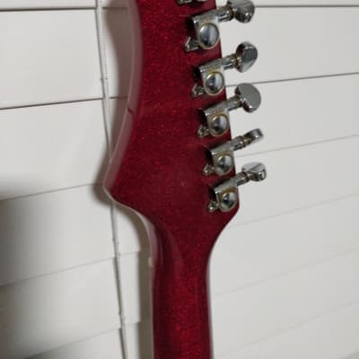 MAKO XK9 80's Flying V Randy Roads Type Candy Apple Red image 8