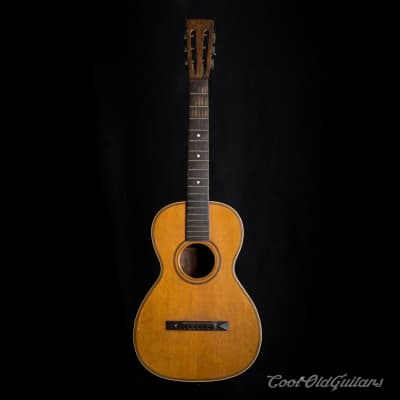 Vintage 1880s-1910s Lyon & Healy style American Parlor Guitar image 2