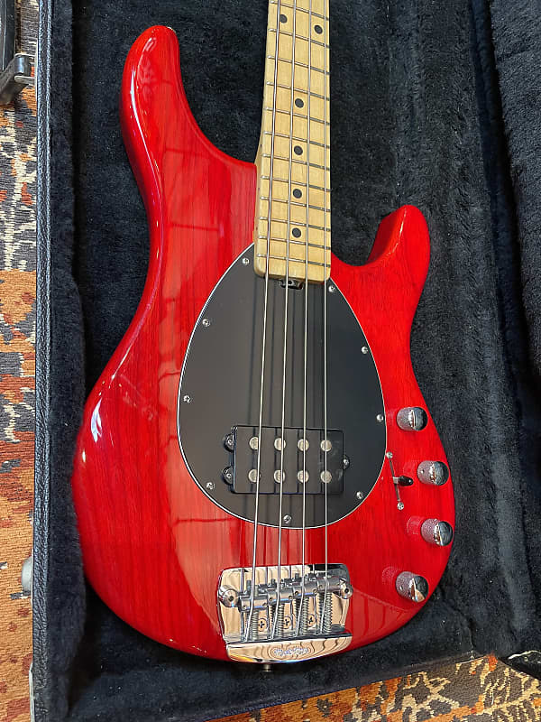 Music Man Sterling 1998 Translucent Red | Reverb