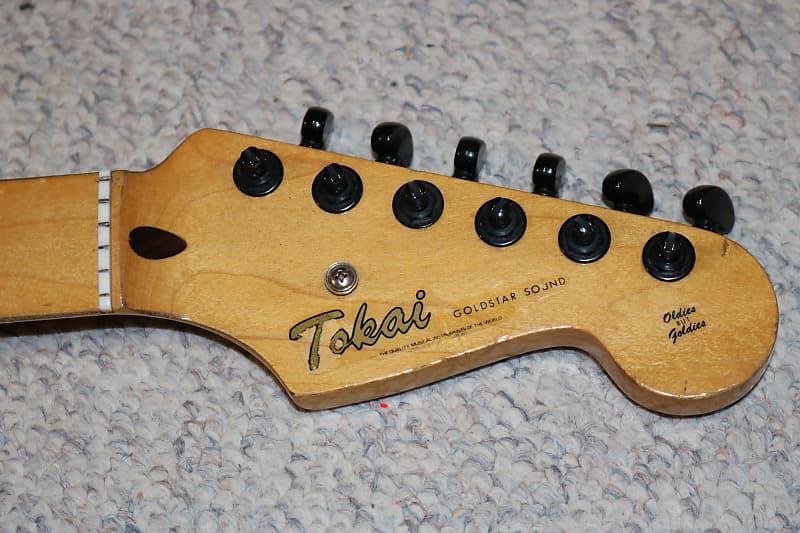 Vintage 1980s Tokai Goldstar Sound Neck with Tuners - Made in Japan