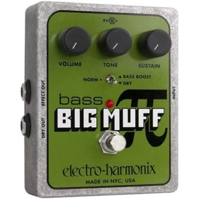 Electro-Harmonix Bass Big Muff Pi Distortion Sustainer Pedal for sale