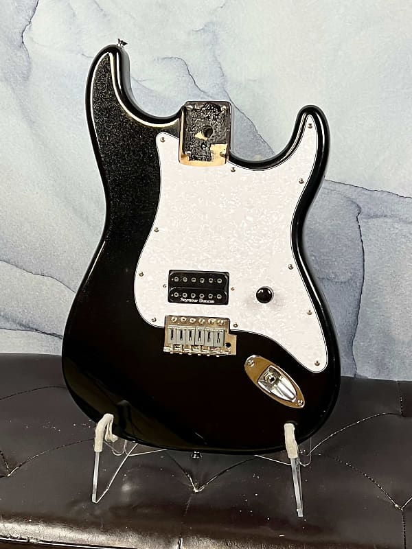 Fender Starcaster Loaded Body Black Sparkle with Seymour Reverb